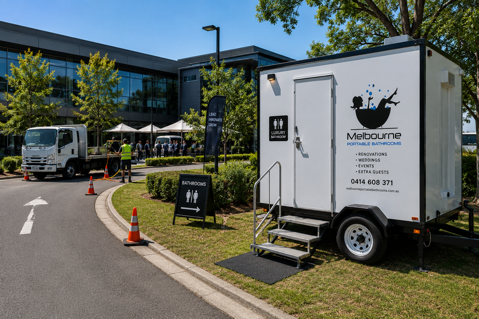 Portable Bathrooms Solutions for Event Portable Toilets Be Positioned at a Commercial Event