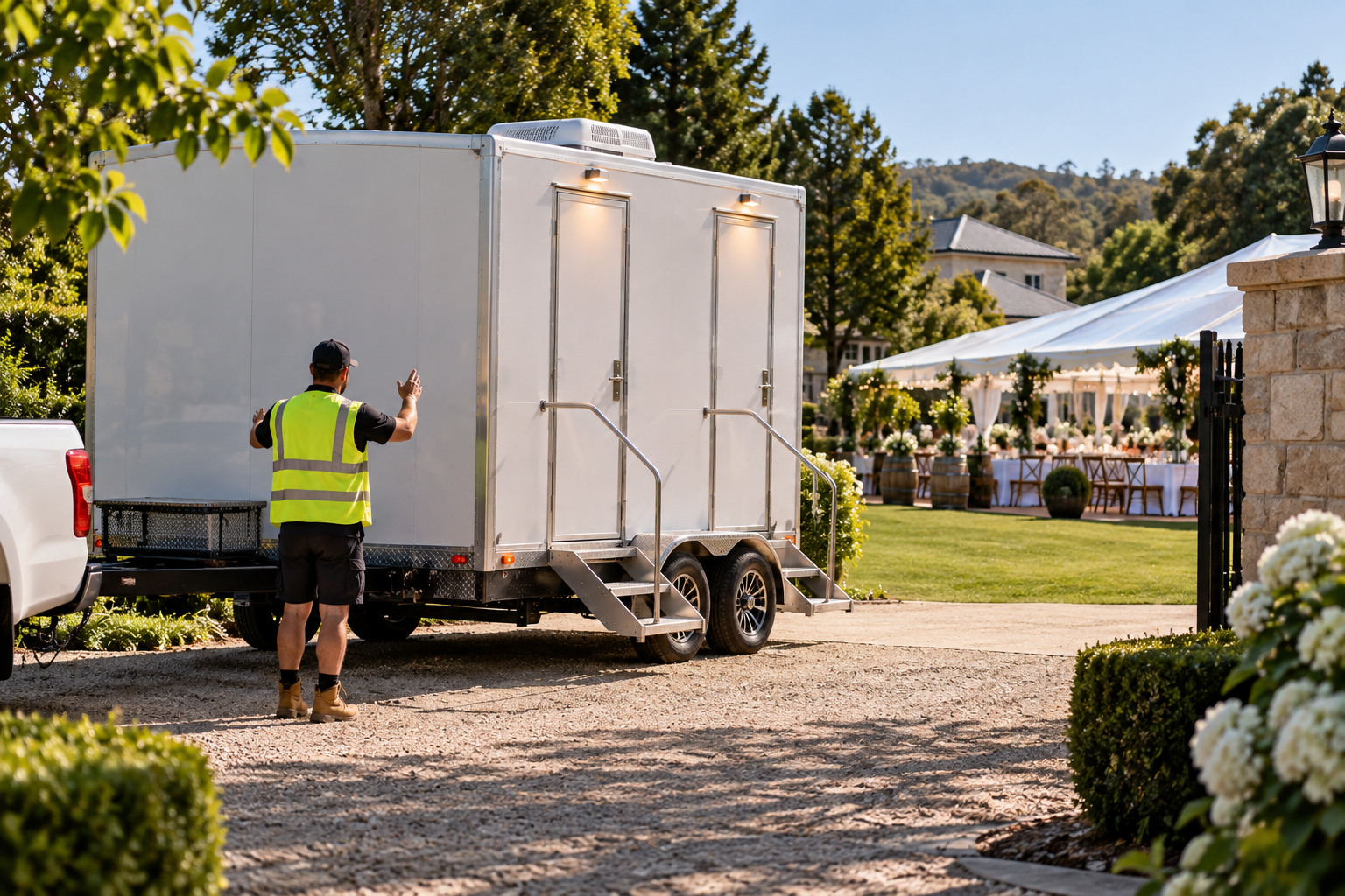 Luxury Portable bathroom hire in Melbourne