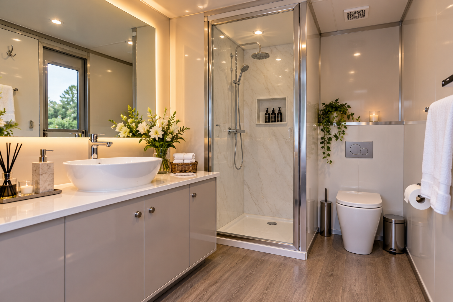 Luxury Portable bathroom hire in Melbourne